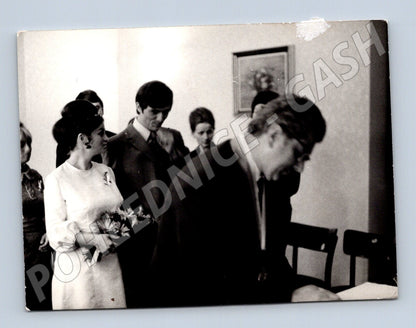 Pohlednice svatební ČR čb malý formát (M18408)