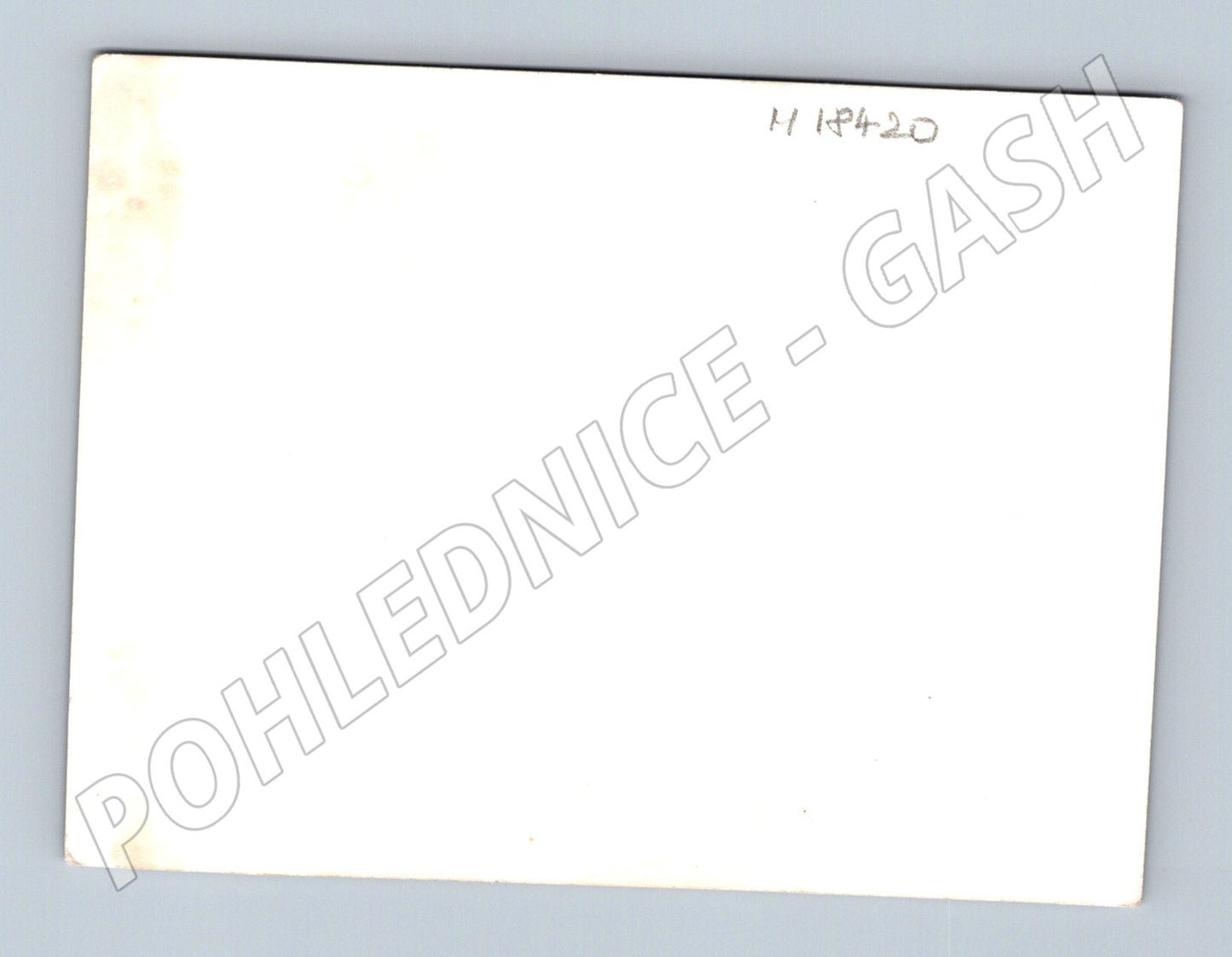 Pohlednice muž při podpisu historická foto (M18420)