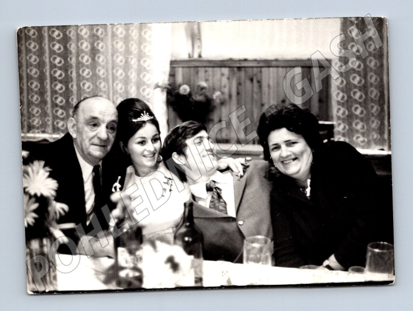 Pohlednice rodinné setkání 60 70 léta (M18425)