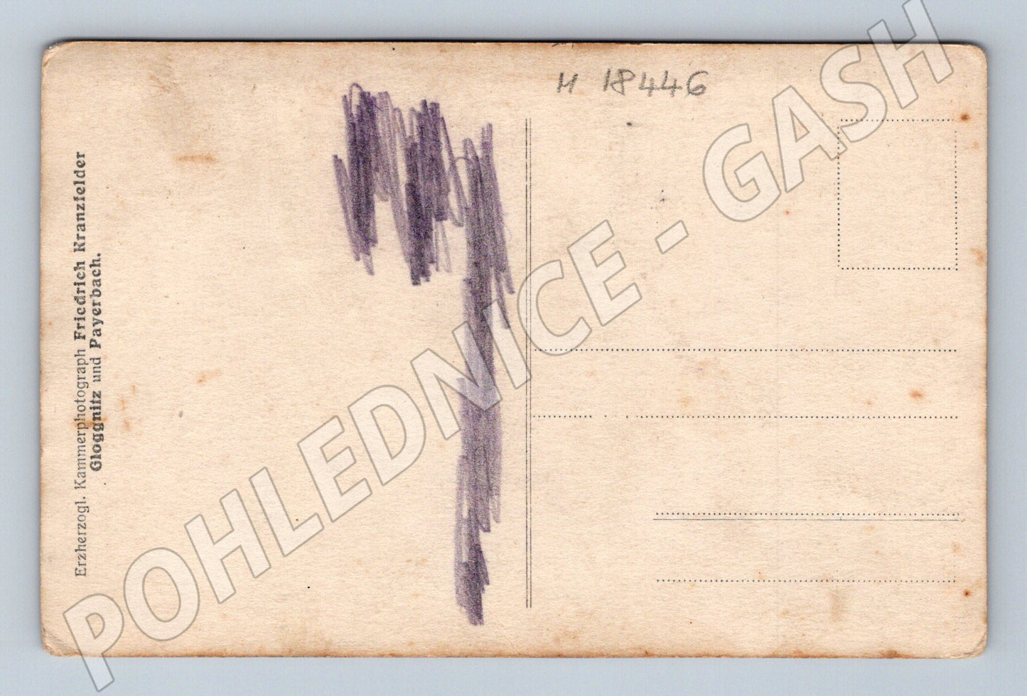 Pohlednice portrét dvou dětí Friedrich Kranzfelder (M18446)