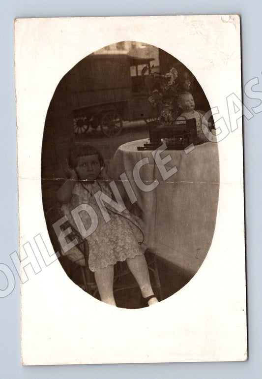 Pohlednice portrét dítěte ČSR do 1950 (M18455)