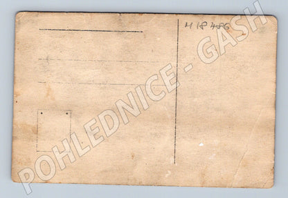 Pohlednice dítě na kožešině sepia cca 1920 30 (M18486)