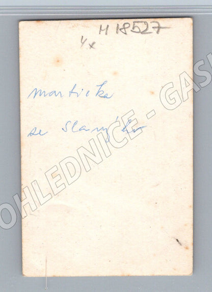 Pohlednice dítě na dece 30 léta malý formát (M18527)