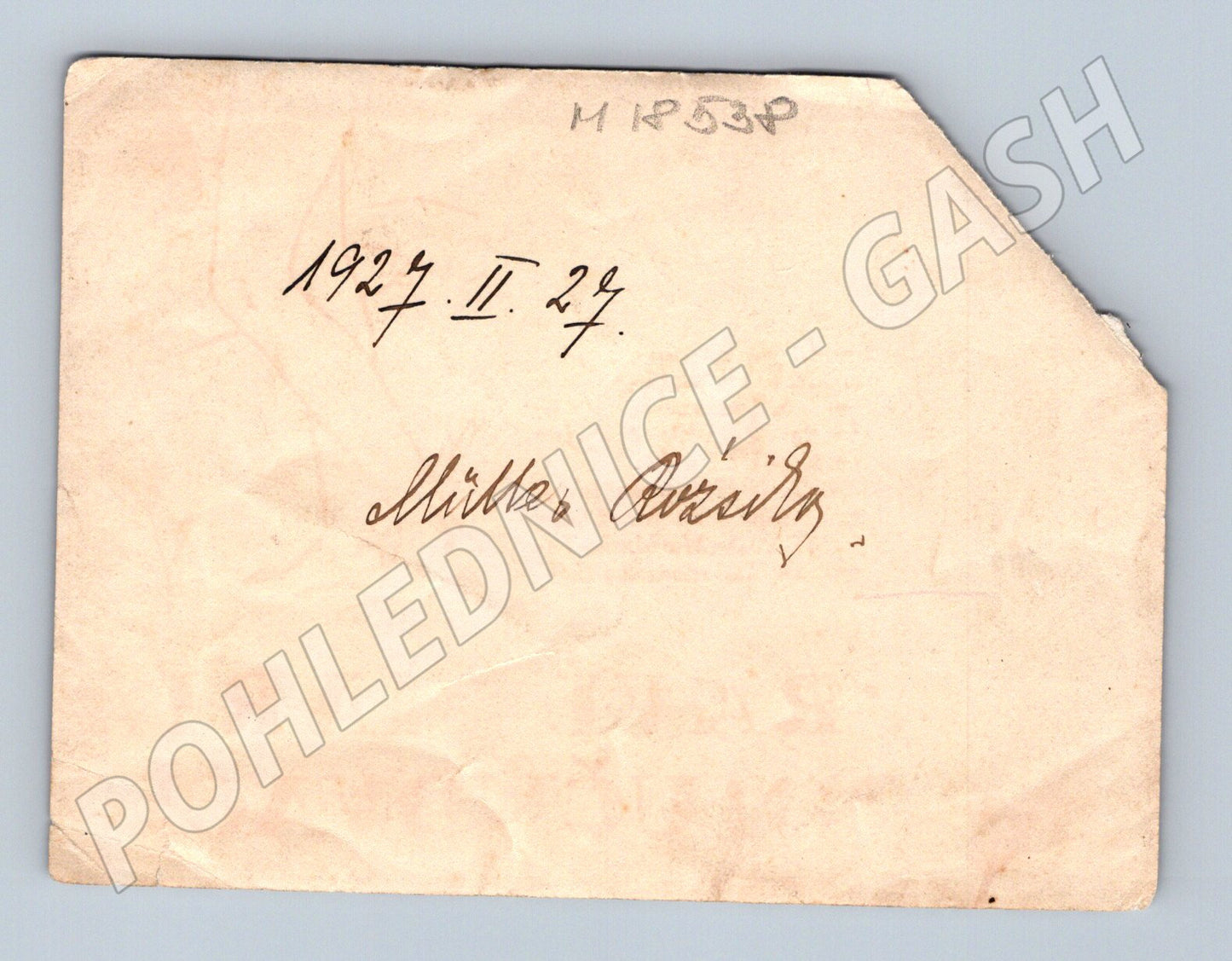 Pohlednice dítě Československo 1927 malý formát (M18538)
