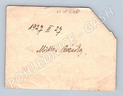 Pohlednice dítě Československo 1927 malý formát (M18538)