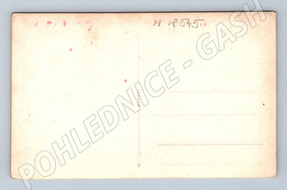 Pohlednice LEONAR portrét muž a dítě cca 1945 (M18545)