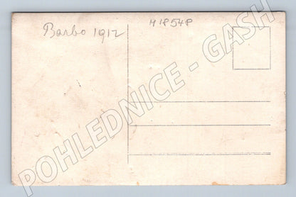 Pohlednice Barbo 1912 lidé na skalách originál (M18548)