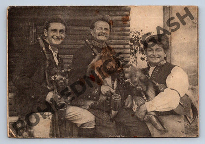 Pohlednice Strakonice dudácká rodina Malkovských 1958 (M1858)