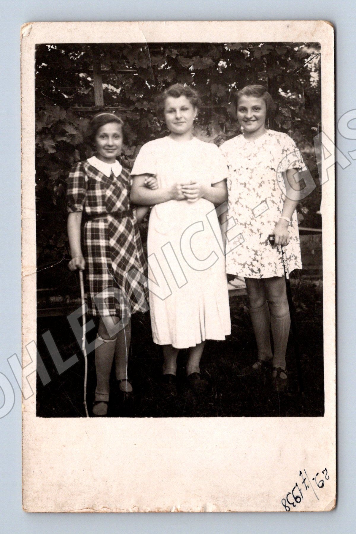 Pohlednice české ženy 1938 malý formát (M18581)