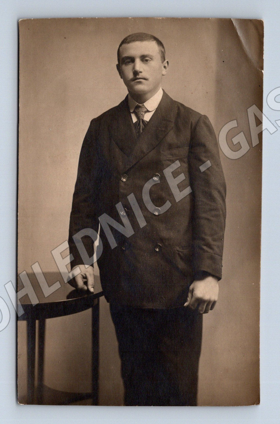 Pohlednice ateliérový portrét muže Richard Kalina (M18626)
