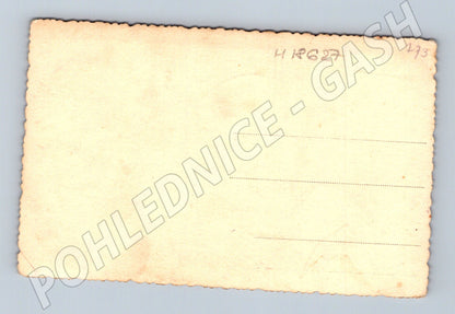 Pohlednice portrét tří žen černobílá do 1950 ČR (M18627)