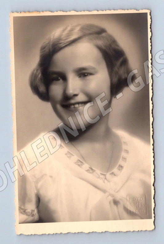 Pohlednice portrét dívky Foto Smer Holen (M18645)