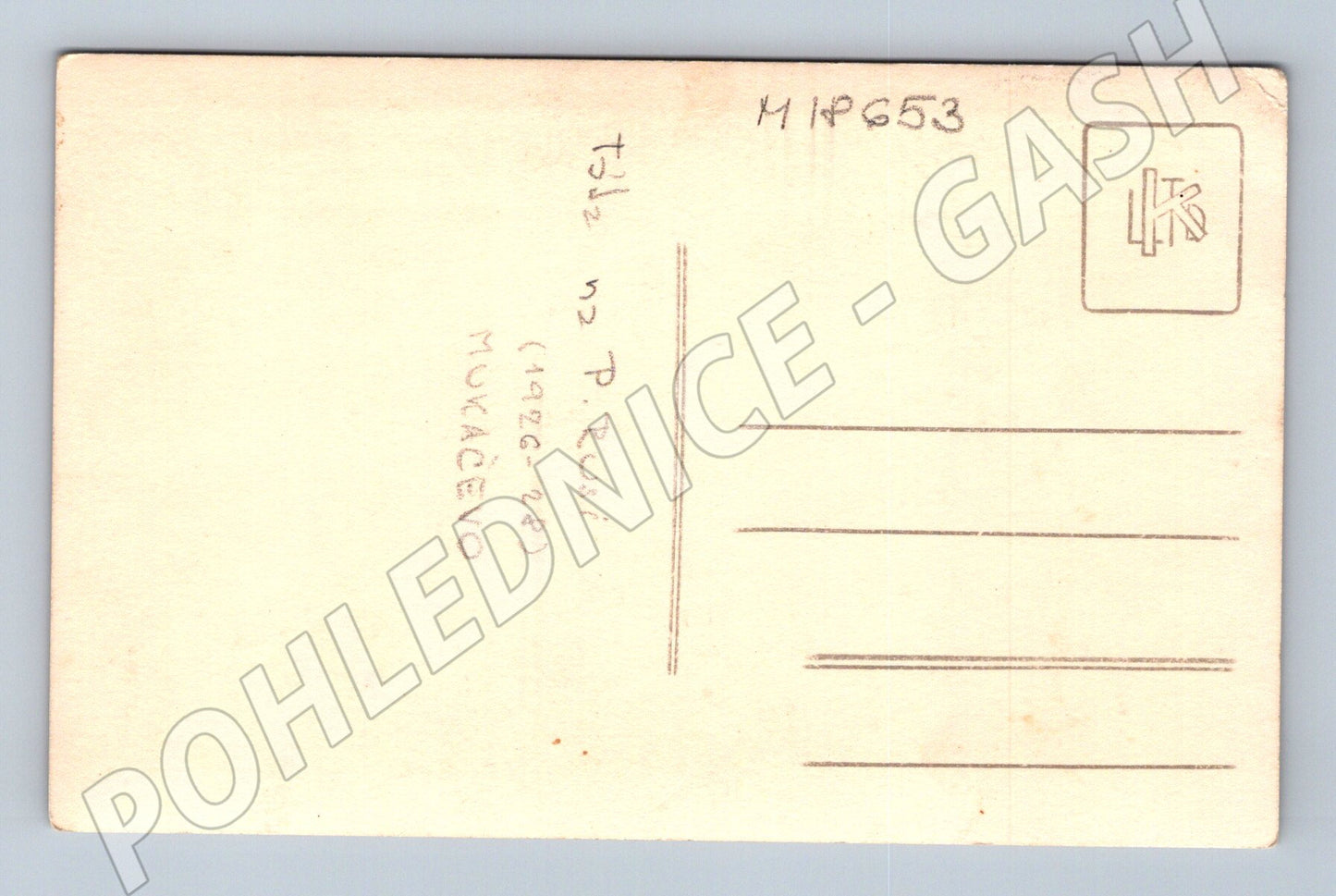 Pohlednice portrét muže Mukačevo 1926 28 (M18653)