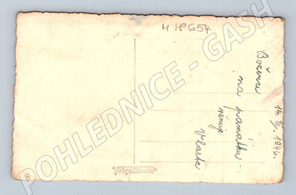 Pohlednice portrét dívky datováno 1946 (M18654)