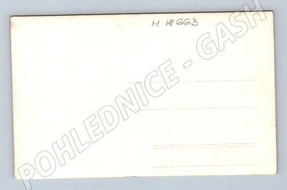 Pohlednice mladá žena portrét černobílá (M18663)