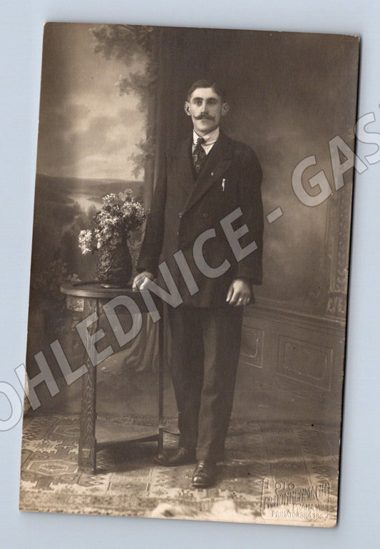 Pohlednice muž Přimda Adolf Osolin (M18689)