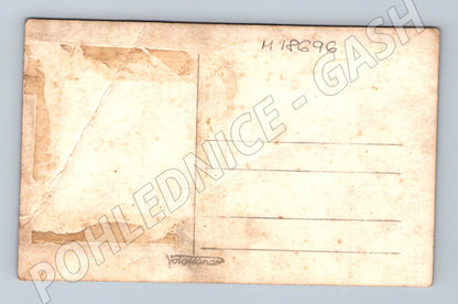 Pohlednice dvě dívky v zahradě ČSR do 1950 (M18696)