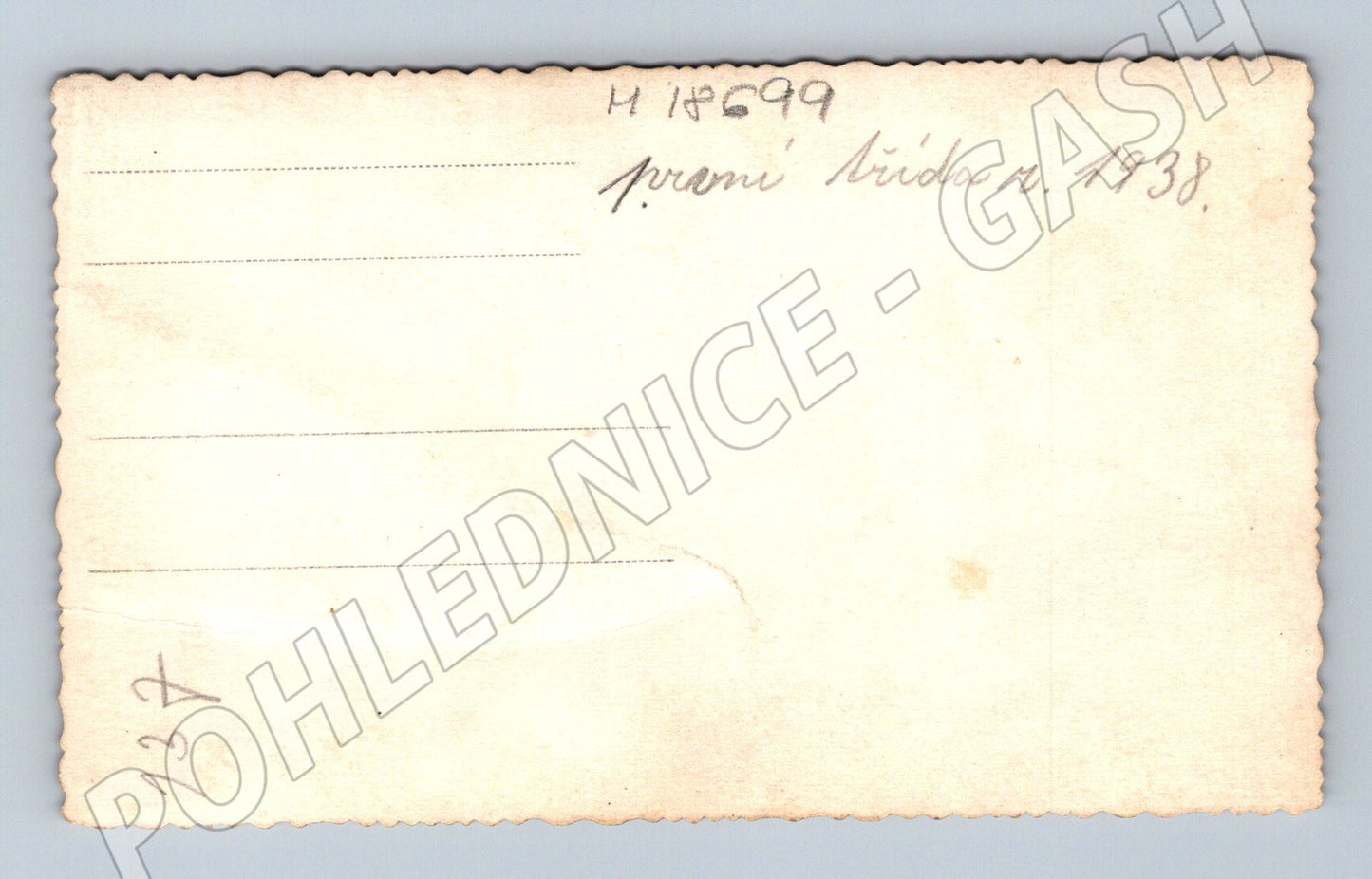 Pohlednice školní třída 1938 ČR malý formát (M18699)