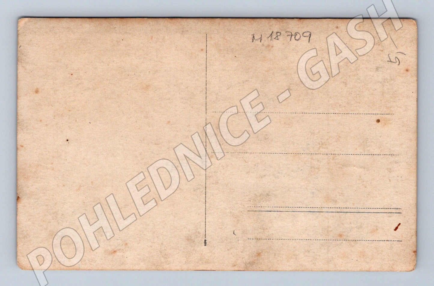 Pohlednice mladá žena ateliér 1 pol 20 stol (M18709)