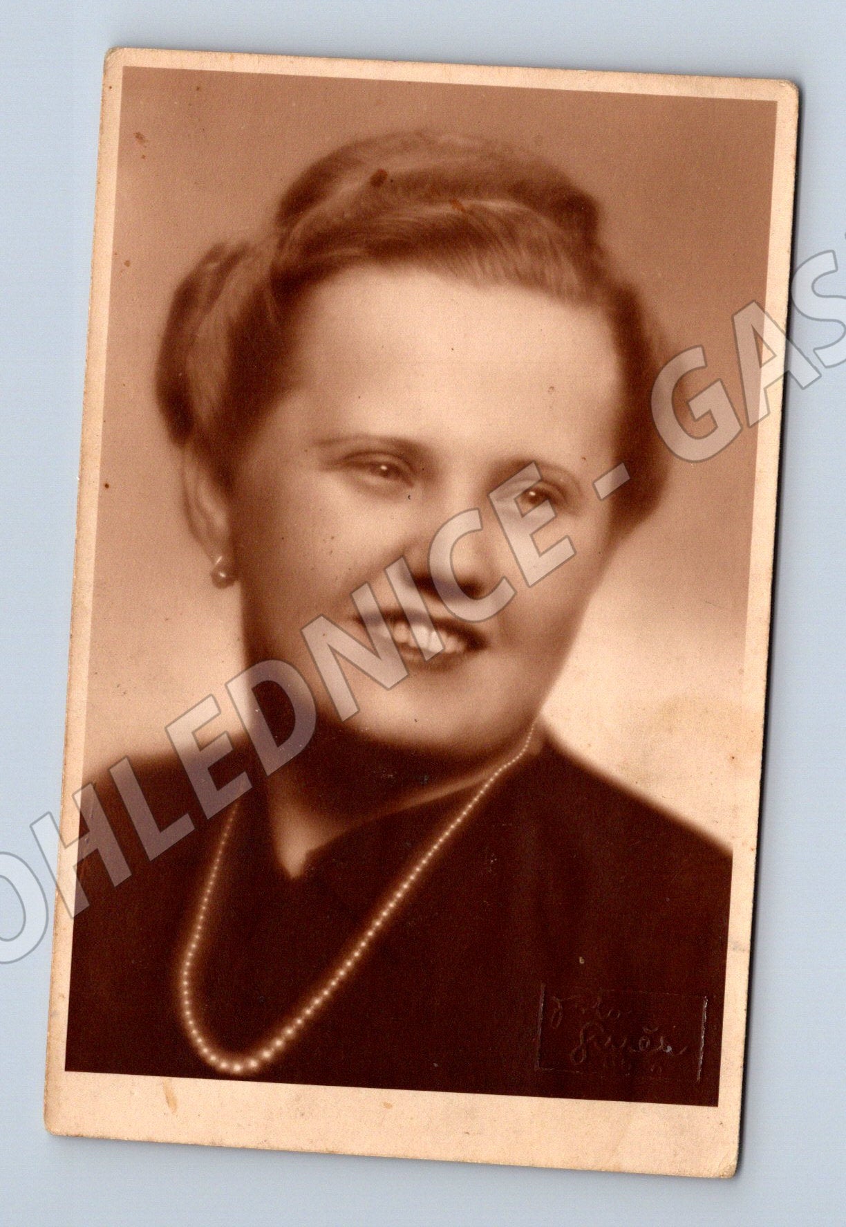 Pohlednice žena s věnováním 1942 (M18725)
