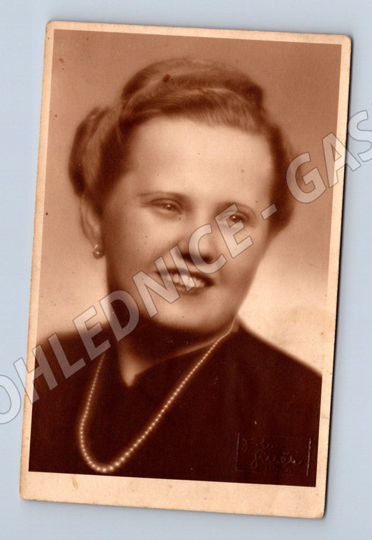 Pohlednice žena s věnováním 1942 (M18725)