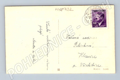Pohlednice portrét ženy Protektorát 1943 (M18732)