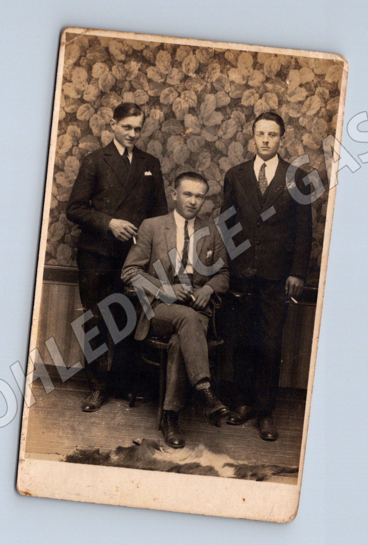 Pohlednice skupina mužů 1 pol 20 století (M18733)