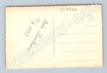 Pohlednice portrét ženy věnování 1932 (M18736)