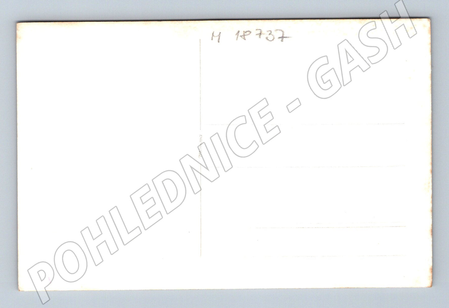 Pohlednice 1941 dobová ulice dva muži ČR (M18737)