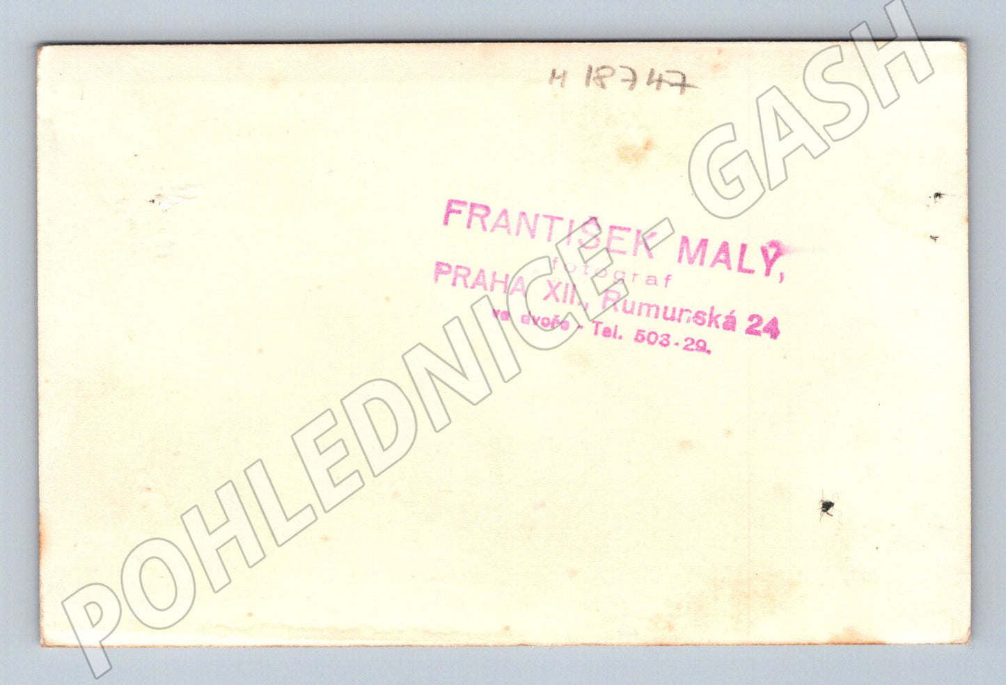 Pohlednice lidé na ulici Fr Malý Praha (M18747)