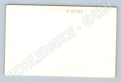 Pohlednice dvě ženy ve městě 30 50 léta (M18761)