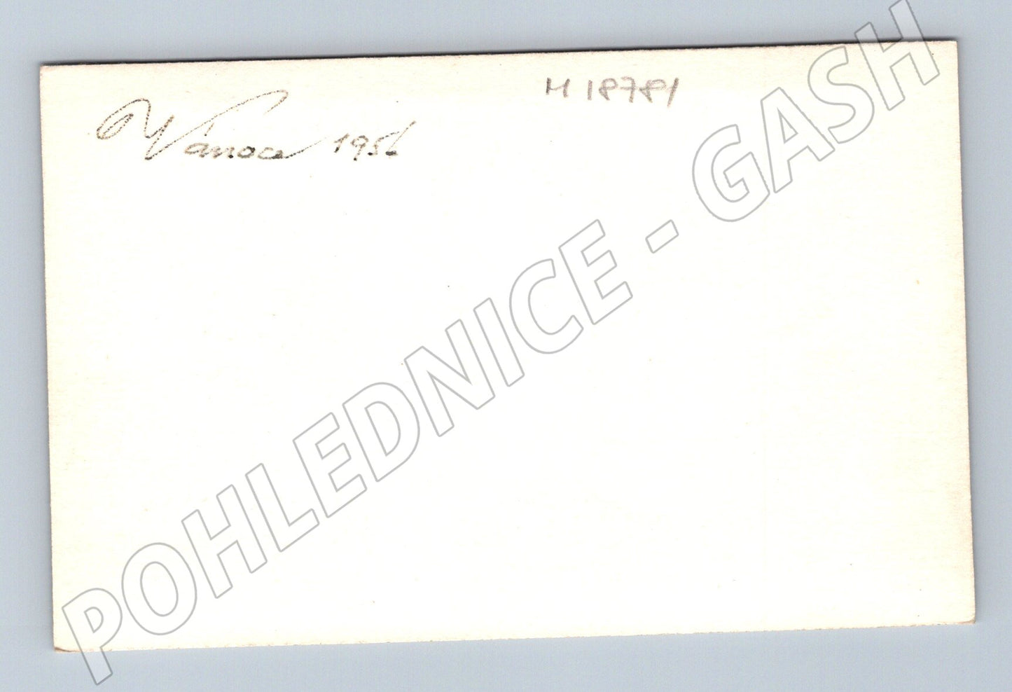 Pohlednice Vánoce 1951 rodina u stolu ČR (M18781)