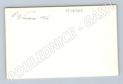 Pohlednice Vánoce 1951 rodina u stolu ČR (M18781)