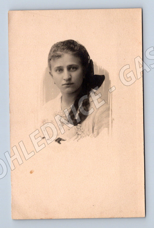 Pohlednice portrét věnování 1918 (M18828)