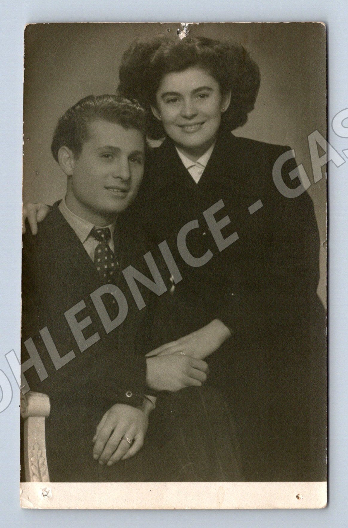 Pohlednice portrét 1953 Čelákovická (M18836)