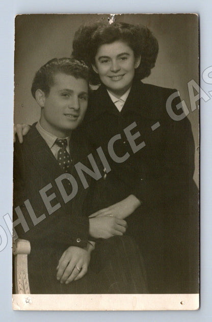 Pohlednice portrét 1953 Čelákovická (M18836)