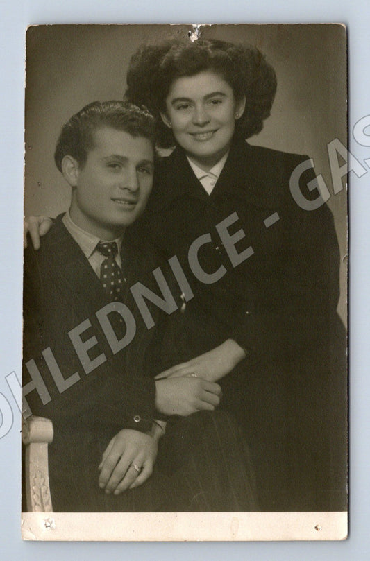 Pohlednice portrét 1953 Čelákovická (M18836)