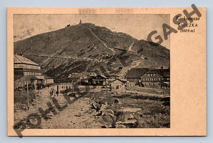 Pohlednice Krkonoše Sněžka 1605 m 1947 (M1885)