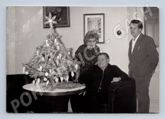 Pohlednice Vánoční rodinná Československo 1971 (M18873)