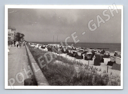 Pohlednice Německo 1967 pláž Baltské moře (M18876)