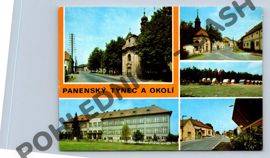 Pohlednice Panenský Týnec více záběrů čistá (M189)