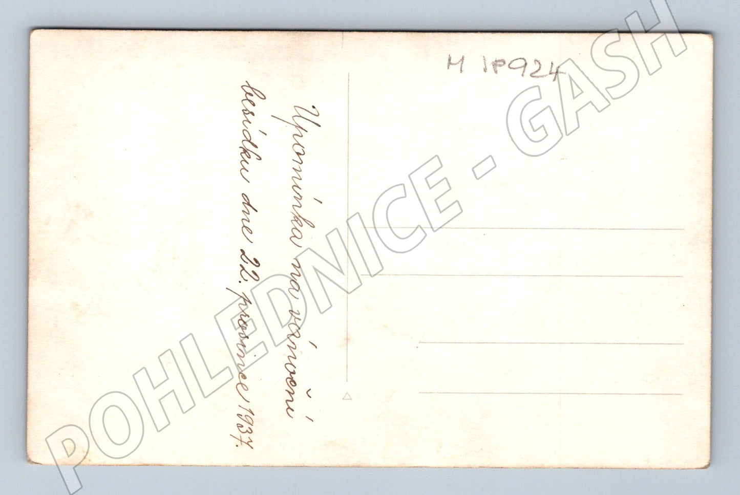 Pohlednice Vánoční besídka 1937 děti Československo (M18924)
