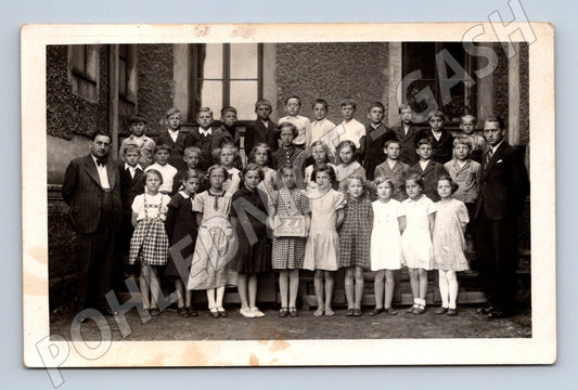 Pohlednice školní IV B školní rok 1937 38 (M18925)