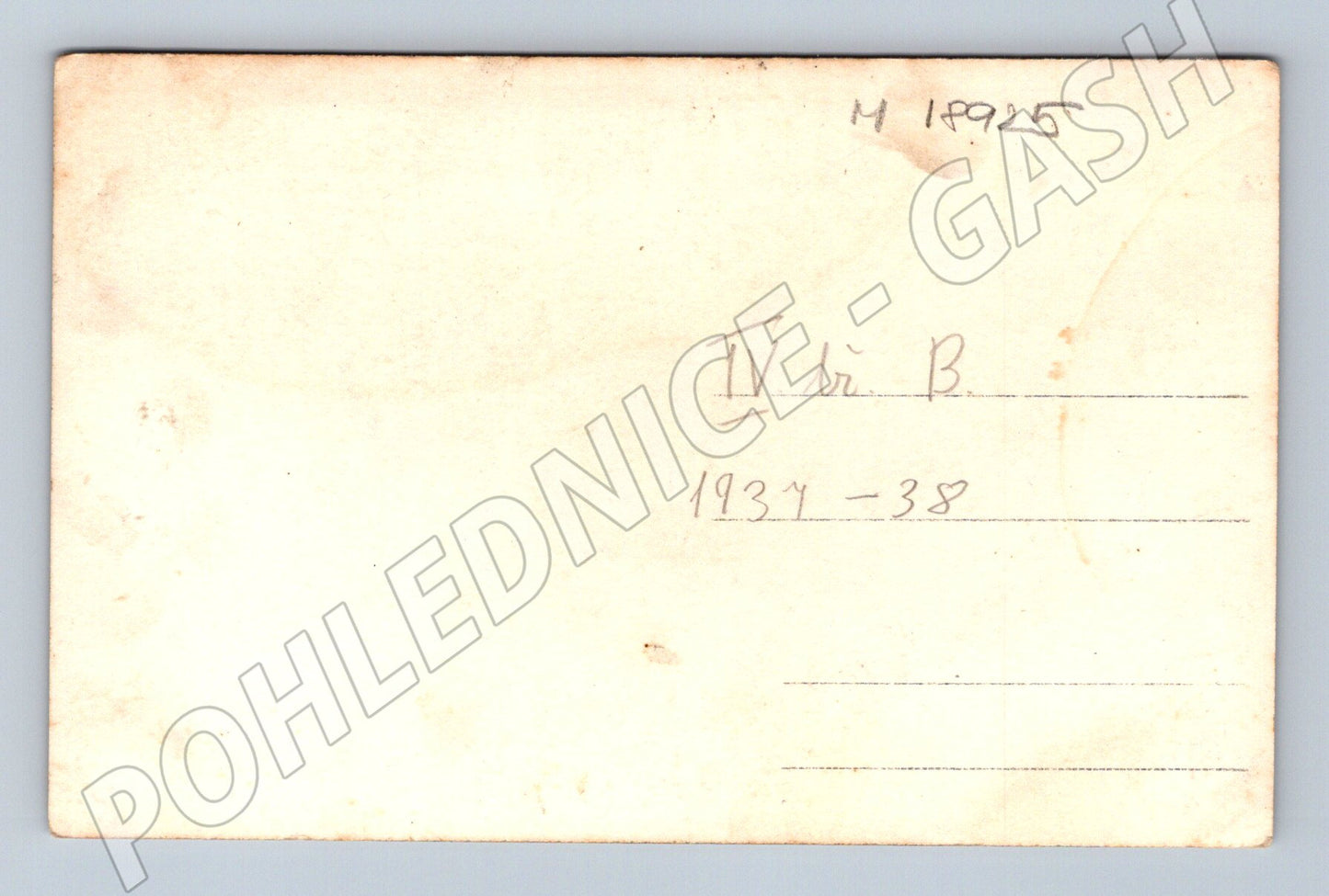 Pohlednice školní IV B školní rok 1937 38 (M18925)