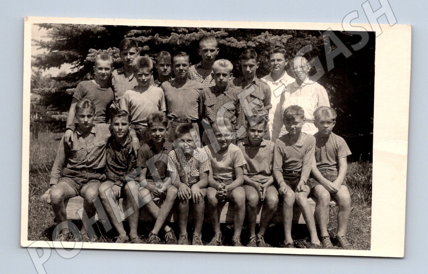 Pohlednice SDO Černovce u Tábora 1959 skupina (M18929)