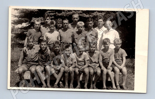 Pohlednice SDO Černovce u Tábora 1959 skupina (M18929)