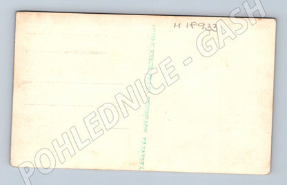 Pohlednice sečení trávy venkov skupina ČSR do 1950 (M18933)