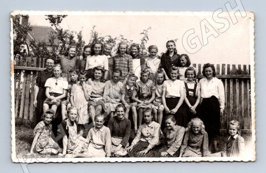 Pohlednice školní II B 1941 česká třída (M18938)