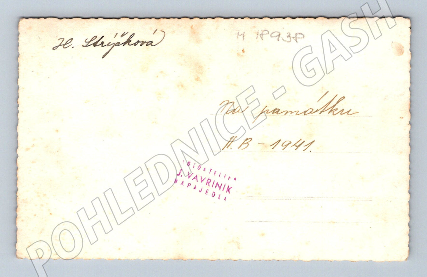 Pohlednice školní II B 1941 česká třída (M18938)