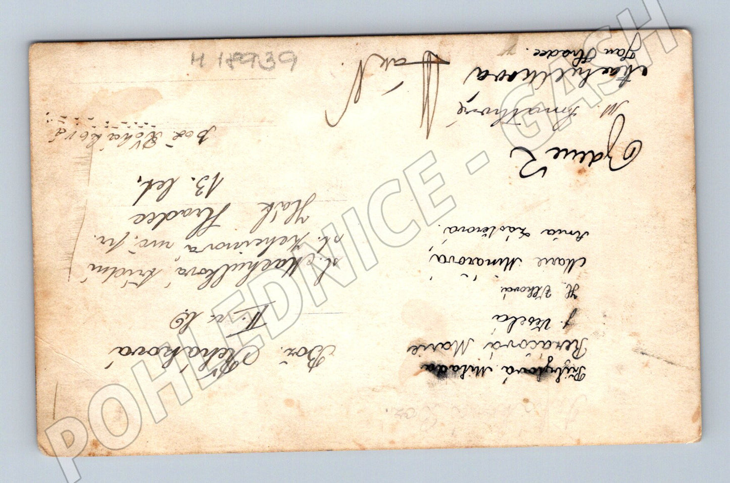 Pohlednice školní foto ČSR malý formát popsaná (M18939)